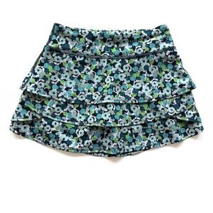 Athleta Girl Swing Skirt- Blue Floral